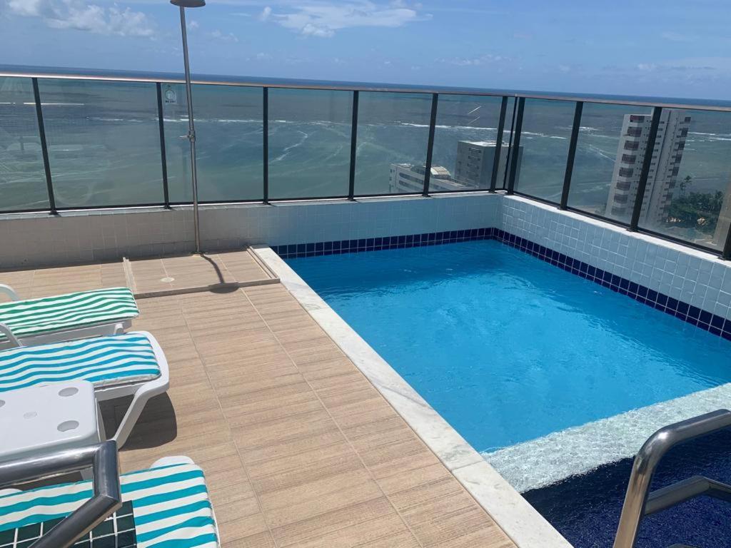 Flat with the sea view Apartment Recife Luaran gambar